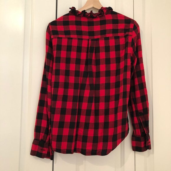 GAP Buffalo Plaid Flannel Top - Picture 6 of 14